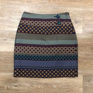 Anthropologie Maeve High Waist Mini Skirt